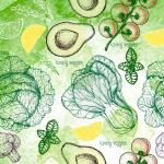 Servietten 33x33cm  Veggie Mix FSC-Mix, Paper+Design