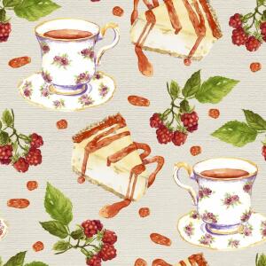 Servietten 24x24cm  Tea & Cake FSC-Mix, Paper+Design
