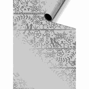 Geschenkpapier 70cmx1,5m  Anouk lila FSC, stewo