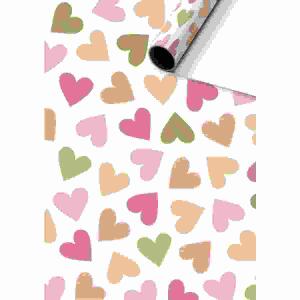 Geschenkpapier 70cmx2m  Velia rosa FSC-Mix, stewo
