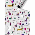 Geschenkpapier 70cmx1,5m  Murphy hellbeige FSC-Mix, stewo