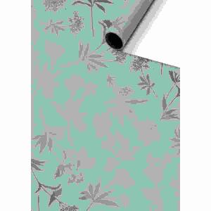 Geschenkpapier 70cmx2m  Lilia hellgrün FSC-Mix, stewo
