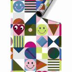 Geschenkpapier 70cmx1,5m  Mei blau FSC-Mix, stewo