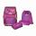 Schulranzenset Ergojet  Hearts 280x400x180mm, 280x400x180mm