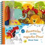 Ausmalen mit magischem  Pinsel Wilde Tiere, 14 Seiten