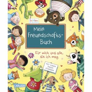 Mein Freundschaftsbuch  Schlau für die Schule, Hardcover, 112 Seiten, Autorin Christine Mildner,, Illustration Sabine Rothemund, ab 4 Jahren, Carlsen Verlag