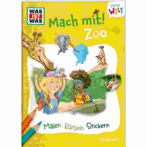WAS IST WAS Meine Welt  Mach mit! Zoo, Heft 24 Seiten, Autorin Katja Beyer, Illustration, Marie Gerstner, ab 3 Jahren, Tessloff Verlag