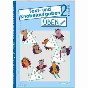 Text- und Knobelaufgaben  üben 2. Klasse, Heft 48 Seiten, Autorin Kirstin Gramowski,, Illustration Claudia Heine, ab 6 Jahren, Tessloff Verlag