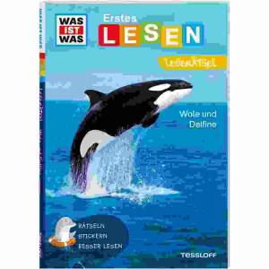 WAS IST WAS Erstes Lesen  Leserätsel Wale und, Wale und Delfine, Heft 48 Seiten, Autorin Christina Braun, Illustration Marie Gerstner und Annelie Stenzel, ab 7 Jahren, Tessloff Verlag