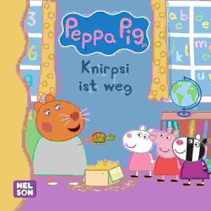 Maxi-Mini 168 Peppa Pig  Knirpsi ist weg, Softcover, 24 Seiten, von Stefi Korda, ab 36 Monaten, Nelson