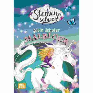 Sternenschweif Mein  liebster Malblock, Softcover, 128 Seiten, ab 5 Jahren, Nelson