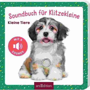 Soundbuch  für Klitzekleine, Kleine Tiere, 3xKnopfzellbatterien AG-10 (LR 1130) enthalten,, nicht entnehmbar