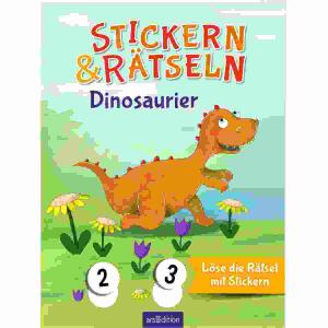 Stickern & Rätseln  Dinosaurier