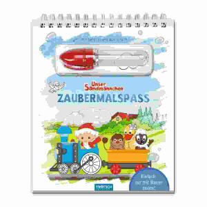 Zaubermalspass Unser  Sandmännchen, 12 Seiten, bis 7 Jahre,, TRÖTSCH
