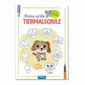Meine erste Tiermalschule  Hund, 16 Seiten, ab 5 Jahren,, TRÖTSCH