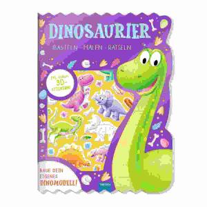 Beschäftigungsbuch  Dinosaurier, 32 Seiten,, TRÖTSCH