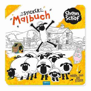 Stickermalbuch Shaun das  Schaf, TRÖTSCH