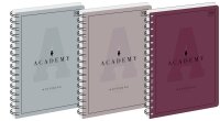 Interdruk Academy Notizbuch, kariert, 200 Seiten, 90...