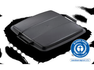 Durable Deckel für Abfalltonne 90l sw Eco für DURABIN® quadratisch