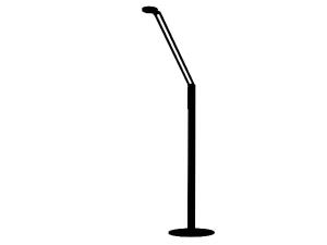 Durable Stehleuchte 1200-1900mm sw Luctra floor 2 radial