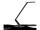 Durable Tischleuchte sw eckig mit Fuß Luctra table pro 2 linear