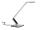 Durable Tischleuchte si eckig mit Fuß Luctra Table Pro 2 linear