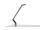 Durable Tischleuchte sw rund mit Dorn Luctra table pro 2 radial