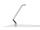 Durable Tischleuchte si rund mit Dorn Luctra table pro 2 radial