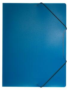 Durable Sammelmappe A4 PP Folie d.bl mit Gummizug über 2 Ecken