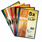 Durable Klemm-Mappe DURACLIP A4 rt 5St DURACLIP 60 SB...