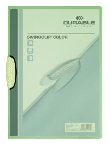 Durable Klemm-Mappe Swingclip ln gr für 30 Blatt mit Color Clip