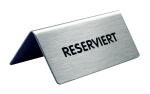 Durable Tischaufsteller Reserviert si 85x50x36mm LxBxH