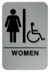 Durable Piktogramm Braille englisch si Damen behind....
