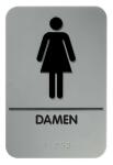 Durable Piktogramm Braille Damen si 230x153mm Blindenschrift
