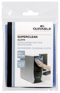 Durable Microfasertuch 25x25cm bl Reinigungstuch SUPERCLEAN