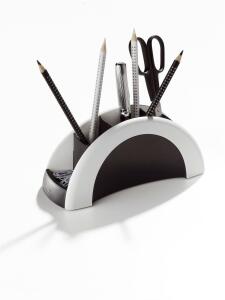 Durable Stiftebutler PEN HOLDER ws mit 5 Kammern und Standpads
