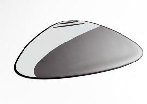 Durable Schreibunterlage 690x510mm ws ovale Form mit Stiftablage