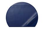 Durable Schreibunterlage d.bl halbrund mit Abdeckung