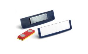 Durable Namensschild 17x67mm d.bl 25St FRAME mit Magnet