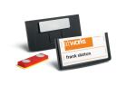 Durable Namensschild 30x60cm sw 25St FRAME mit Magnet