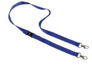 Durable Textilband d.bl 20mm breit mit zwei Karabinerhaken
