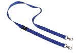 Durable Textilband d.bl 20mm breit mit zwei Karabinerhaken