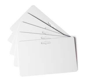 Durable Plastikkarte 54x86mm ws 0,5mm gestanzt Zubehör DURACARD