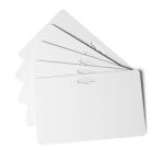 Durable Plastikkarte 54x86mm ws 0,5mm gestanzt...