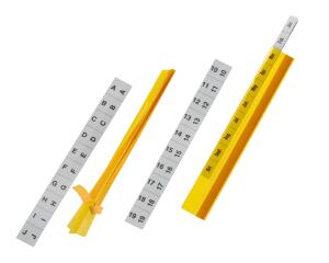 Durable Tabfix 200mm 2-zeilig ge 5St