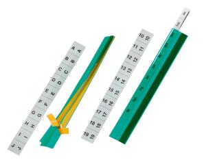 Durable Tabfix 200mm 2-zeilig gn 5St