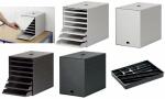 Durable Schubladenbox grau 7 Schublade mit versenkbarer...