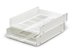 Durable Briefablageschale A4 ws QUADRO stapelbar