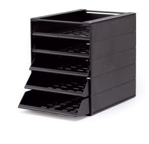 Durable Schubladenbox sw 5 Schubladen IDEALBOX BASIC 5