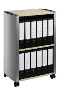 Durable Tisch fahrbar si.me Ahorn 820x575x380mm Design Line 3 Bö